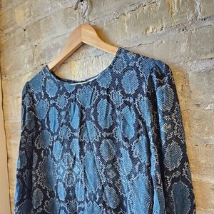 ICHI Snake Print Dress